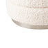 Ivory Boucle Ottoman